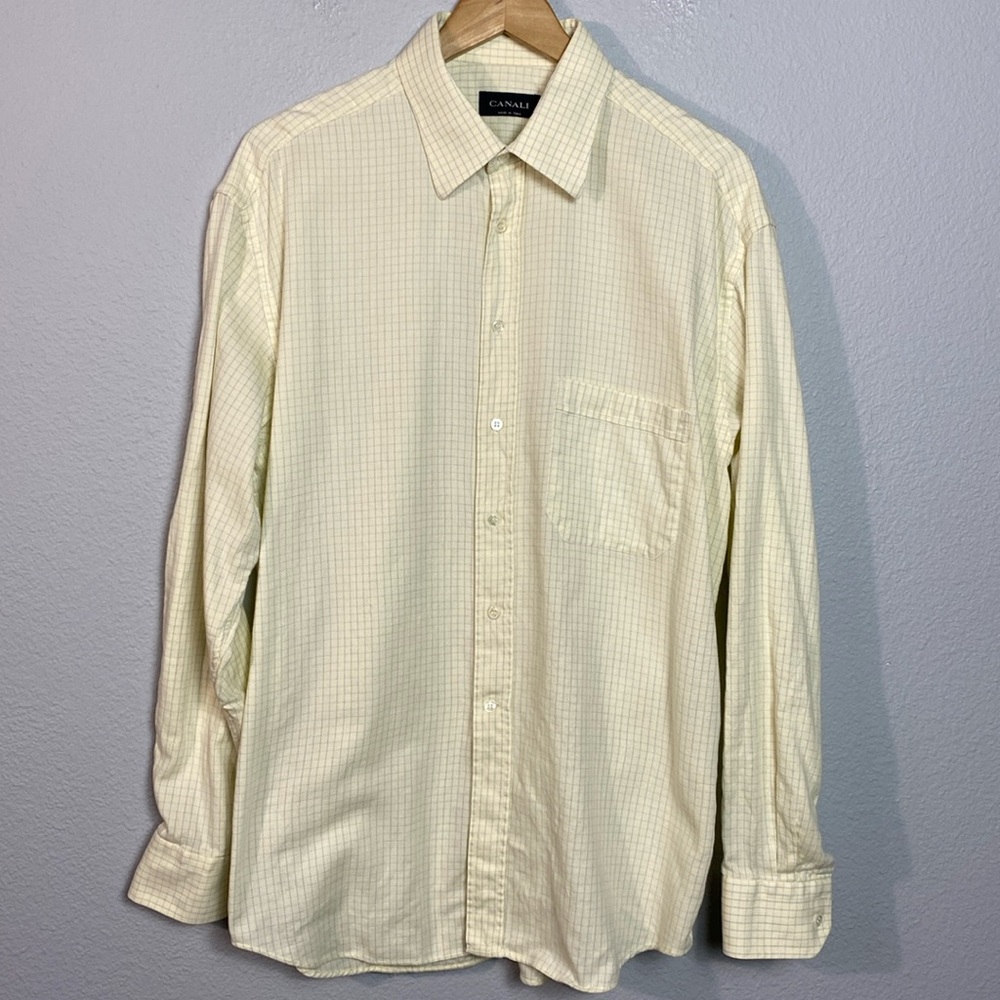 Canali Men's Button Up‎ Shirt